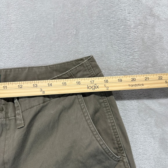 LRL Lauren Jeans Co Ralph Lauren Pants Women's 12 Biltmore Chino Khaki Wide Leg - Picture 14 of 15